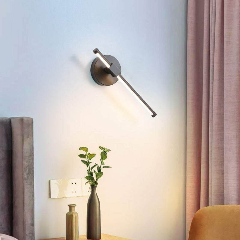 Sleek Led Wall Sconce Light For Living Room - Simplicity Stick Design