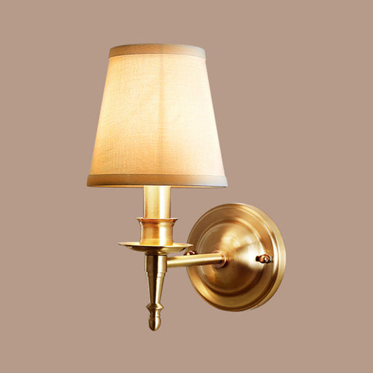 Gold Minimalist Candlestick Wall Sconce For Entryway / A