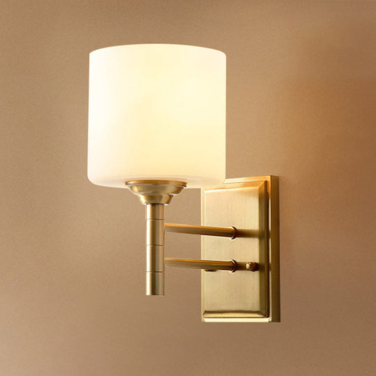 Gold Minimalist Candlestick Wall Sconce For Entryway / E