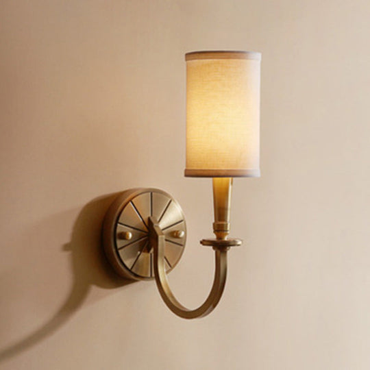 Gold Minimalist Candlestick Wall Sconce For Entryway / G