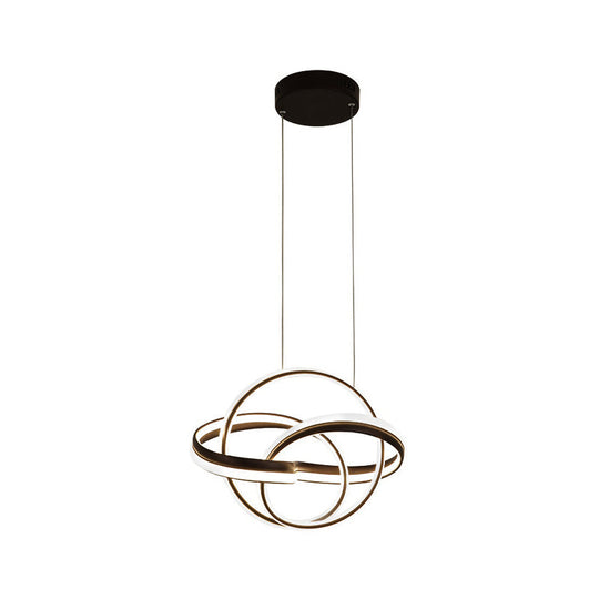 Minimalist Led Chandelier Light: Sleek Acrylic Finish Perfect For Living Room