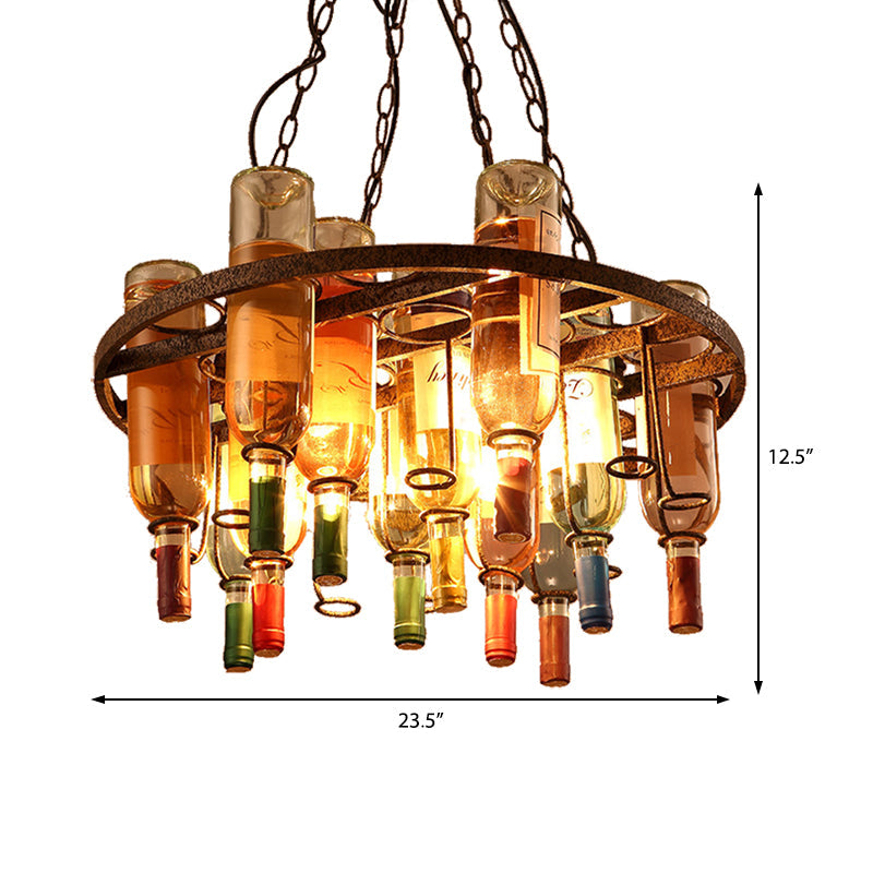 Industrial Rustic Metal Pendant Light Kit - 1/2/3 Lights Hanging Fixture For Dining Room