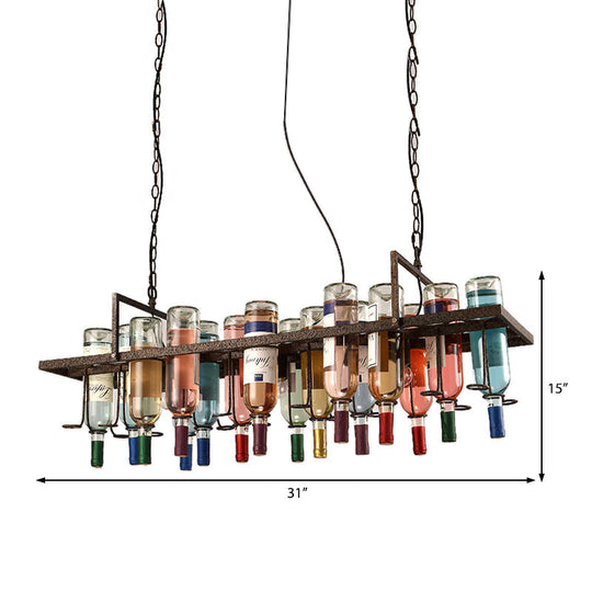 Industrial Rustic Metal Pendant Light Kit - 1/2/3 Lights Hanging Fixture For Dining Room