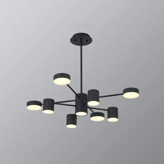 Minimalist LED Chandelier for Living Room - Starburst Pendant Light