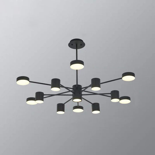 Minimalist LED Chandelier for Living Room - Starburst Pendant Light