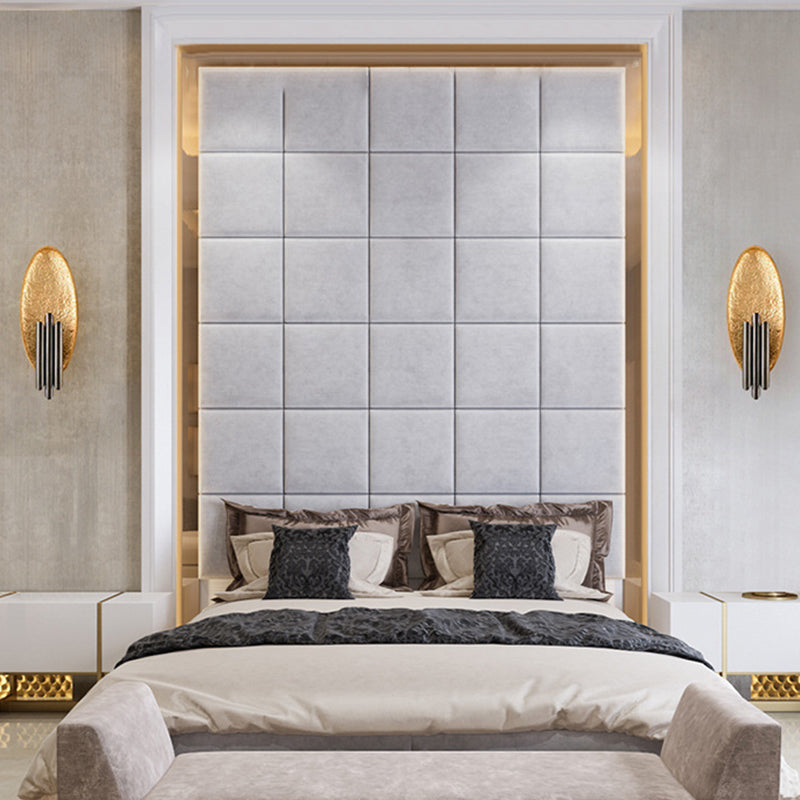 Postmodern Led Flush Wall Sconce: Stylish Oblong Shape For Living Rooms Gold / Warm