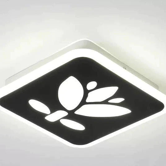 Creative Black and White Square Street Lamp Household Ceiling Lamp