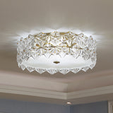 Snowflake Crystal Ceiling Light For Modern Living Room