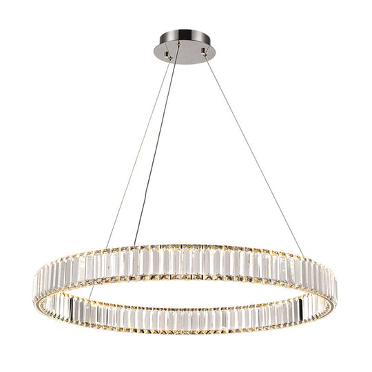 Modern LED Circle Chandelier Pendant Light for Living Room