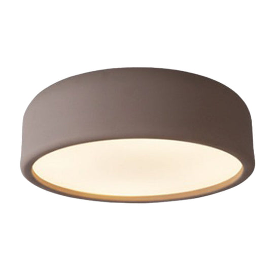 Minimalistic Single Hanging Pendant Light - Round Shade Acrylic Ceiling For Living Room