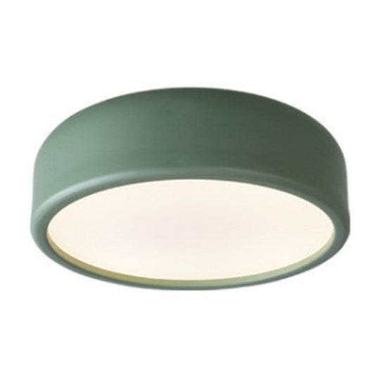 Minimalistic Single Hanging Pendant Light - Round Shade Acrylic Ceiling For Living Room