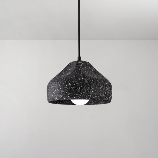 Modern Single Pendant Light With Geometric Shade Ideal For Dining Rooms Black / Trapezoid