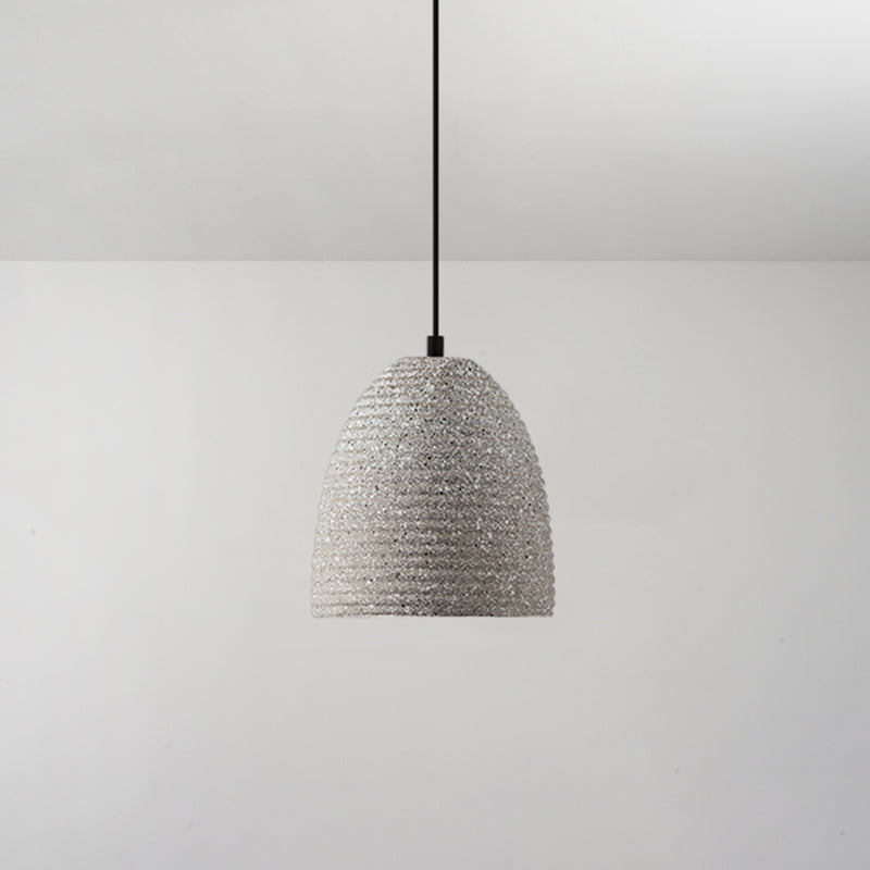 Modern Single Pendant Light With Geometric Shade Ideal For Dining Rooms Grey / Cone