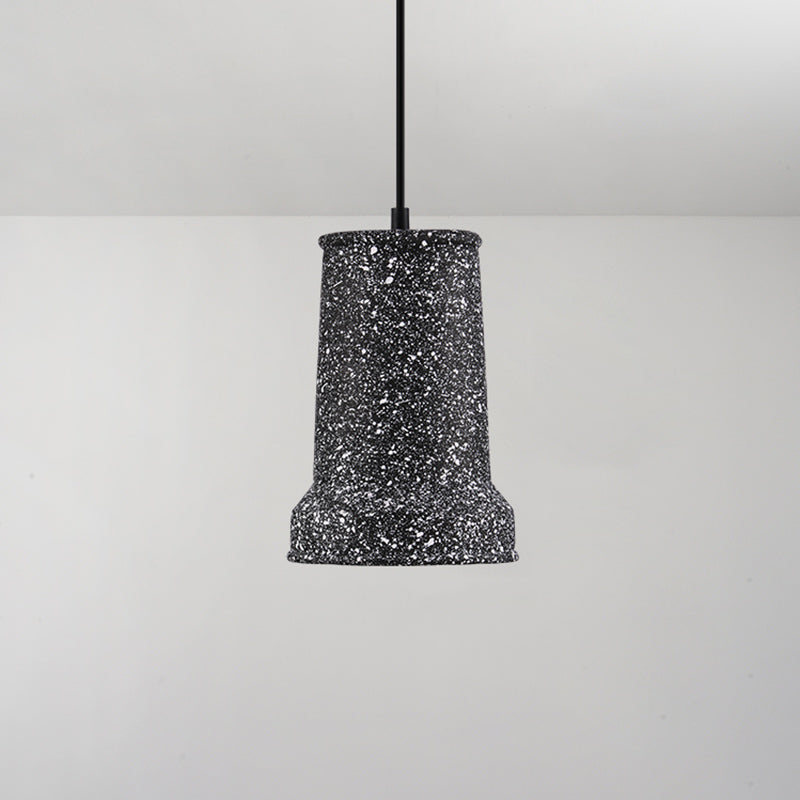Modern Single Pendant Light With Geometric Shade Ideal For Dining Rooms Black / Barn