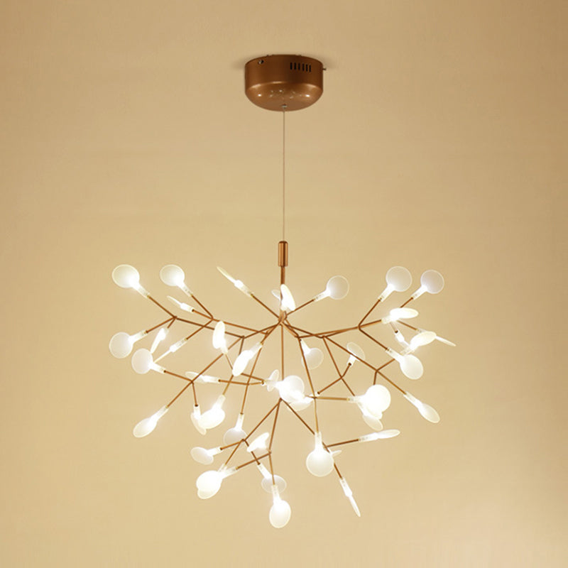 Modern LED Ceiling Chandelier - Stainless-Steel Dining Room Light Fixture