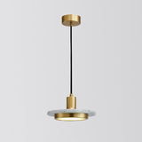 Minimalist Marble Pendant Light For Dining Rooms - Elegant Ceiling Fixture With Shaded Design White