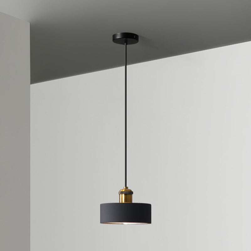 Modern Geometric Pendant Light - Stylish Resin-Cement Suspension Fixture For Dining Room Black /