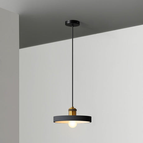 Modern Geometric Pendant Light - Stylish Resin-Cement Suspension Fixture For Dining Room Black /