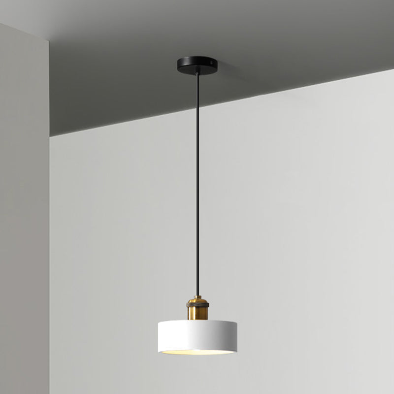 Modern Geometric Pendant Light - Stylish Resin-Cement Suspension Fixture For Dining Room White /