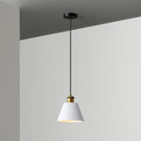 Modern Geometric Pendant Light - Stylish Resin-Cement Suspension Fixture For Dining Room White /