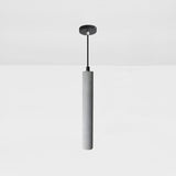 Modern Resin Geometric Hanging Lamp With 1 Bulb - Bedroom Ceiling Lighting Light Gray