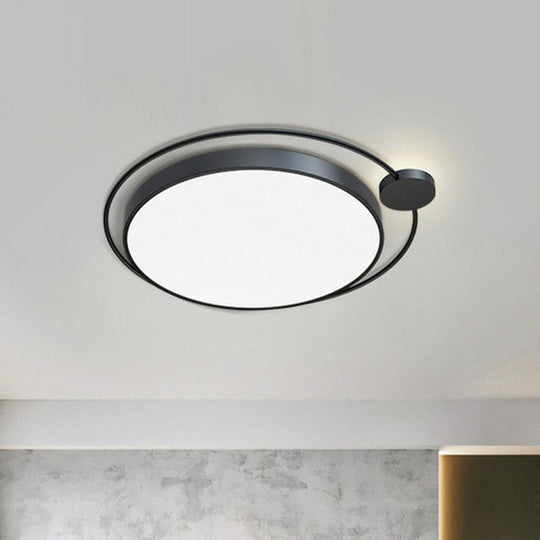 Led Flush Mount Ceiling Light With Acrylic Simplicity