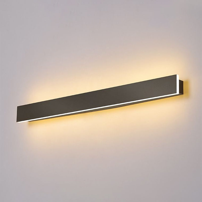 Contemporary Aluminum Linear Led Wall Sconce For Living Room