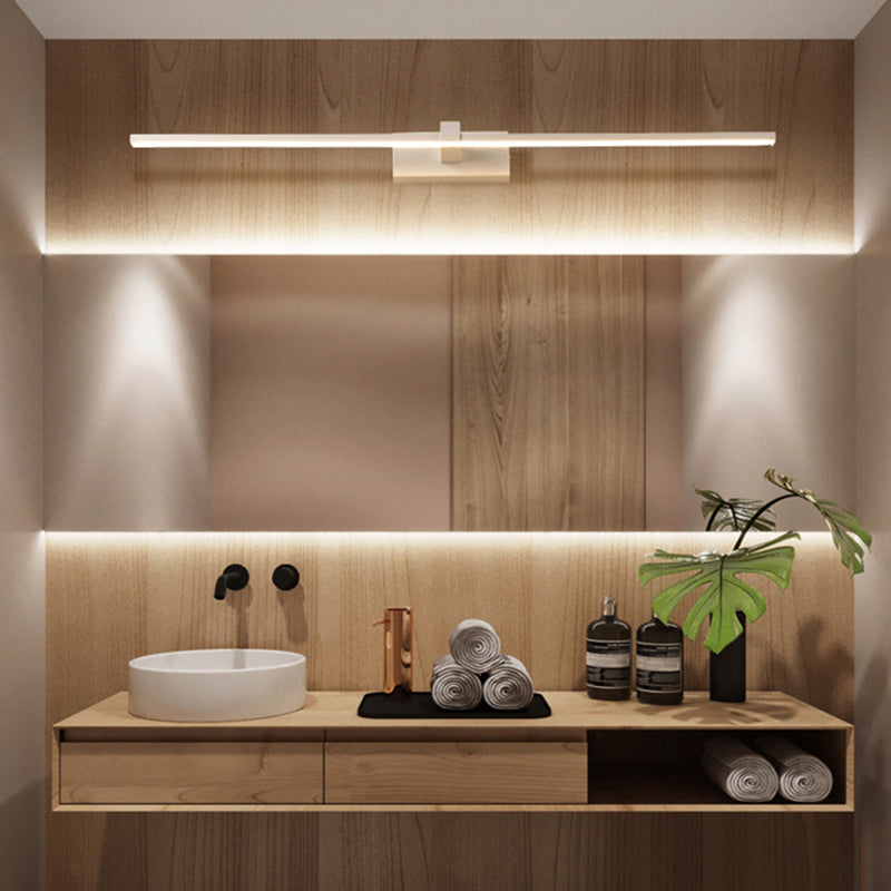 Modern Linear Led Wall Sconce For Minimalist Bathroom Vanity Lighting