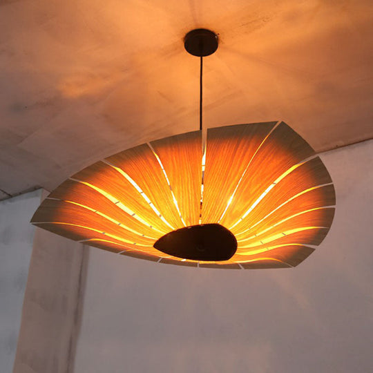 Large Leaf Shape Suspension Light For Restaurant Chandelier Lighting Pendant