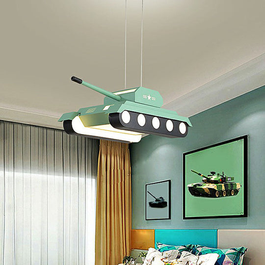 Tank Led Suspension Nursery Chandelier Modern Acrylic Lighting Fixture