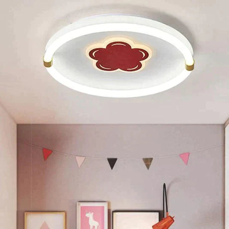 Lovely Creative Flower Room Led Ceiling Lamp