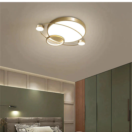 Nordic Bedroom Room Lamp Planet Ceiling