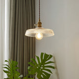 Retro Style Clear Glass Pendant Ceiling Light - 1 Head Suspension Lighting For Restaurants