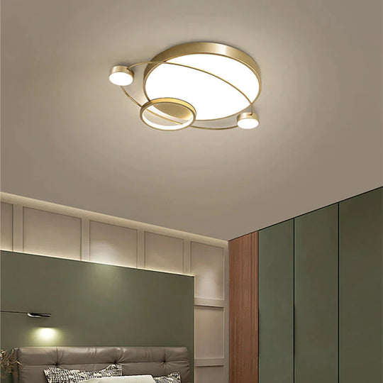 Nordic Bedroom Room Lamp Planet Ceiling Lamp