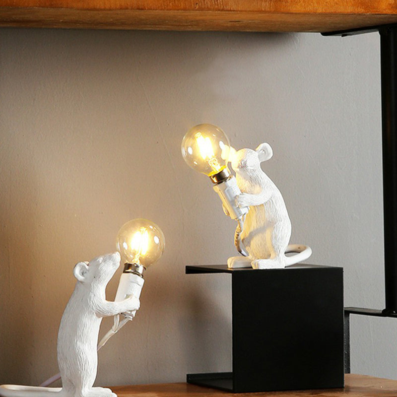Kids Night Stand Lamp - Mini Mouse Shaped Table Light (Resin) With 1 Head Novelty Bedroom Lighting