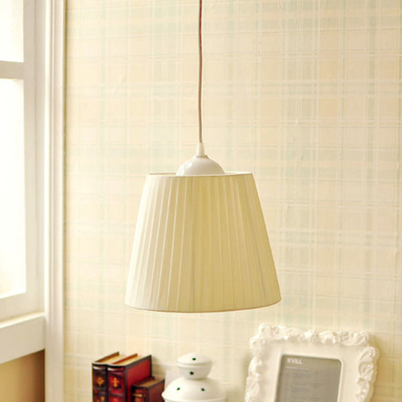 Nordic Style Fabric Bucket Pendant Light - Perfect For Hotel Bedrooms