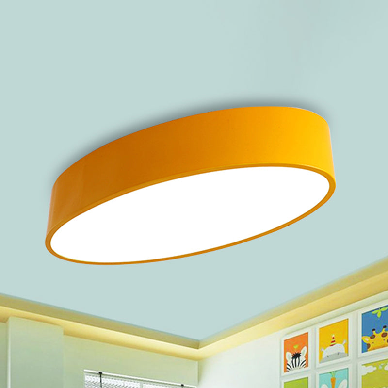 Modern Acrylic Led Flush Mount Ceiling Lamp For Kids Bedroom