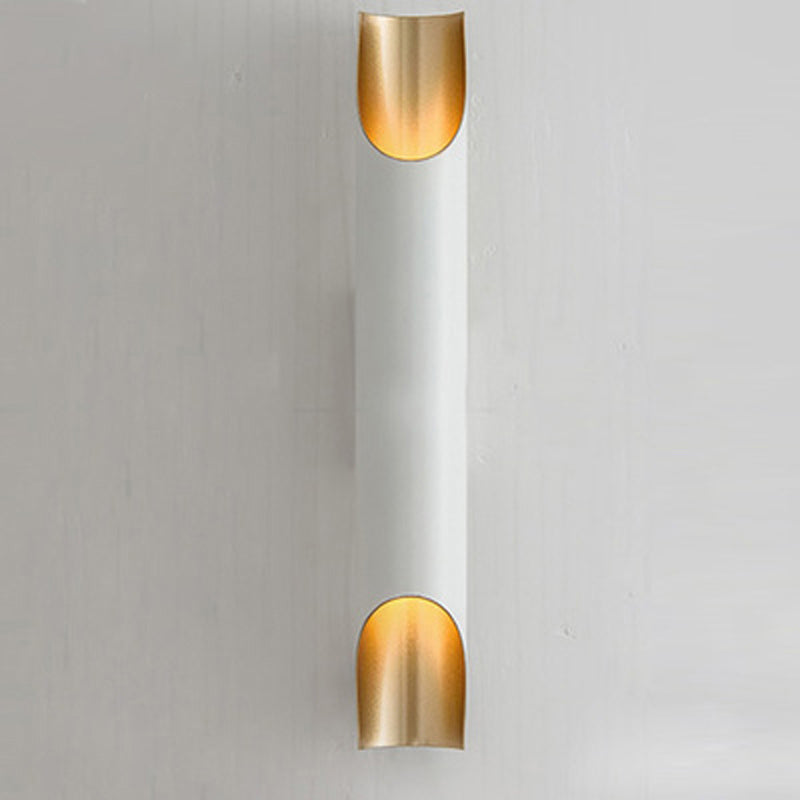Modern Tubular Aluminum Wall Sconce For Living Room Lighting 1 / White
