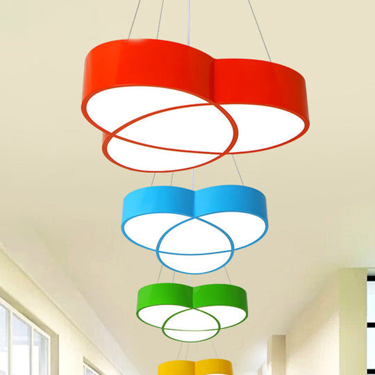 Flower Pendant Light - Creative Metal & Acrylic Lamp For Nursing Room