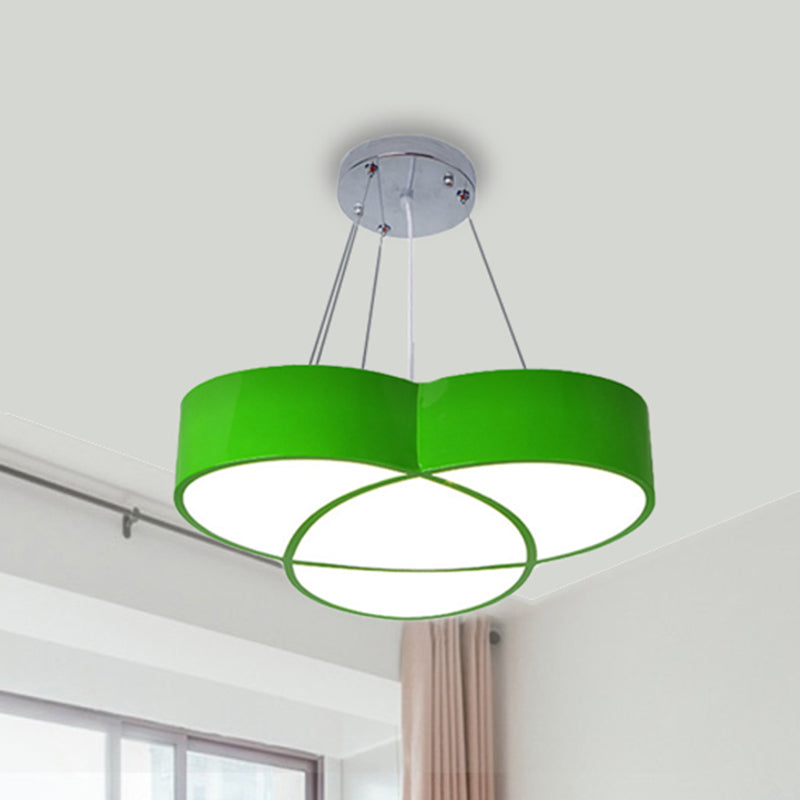 Flower Pendant Light - Creative Metal & Acrylic Lamp For Nursing Room