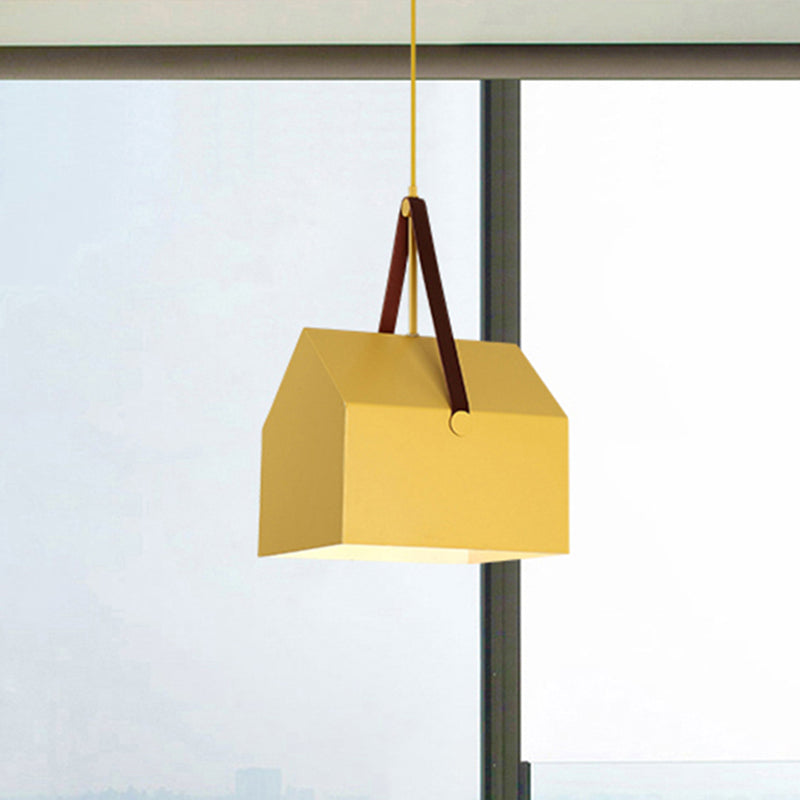 Nordic Style Metal Pendant Light - Perfect For Dining Room Or Restaurant Décor Yellow / A