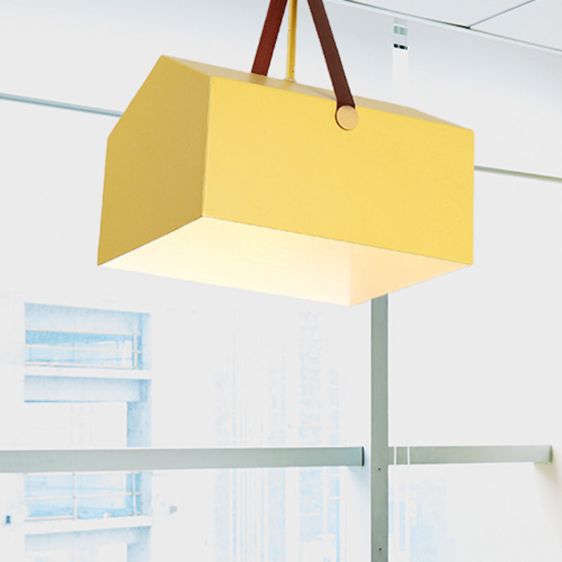 Nordic Style Metal Pendant Light - Perfect For Dining Room Or Restaurant Décor Yellow / D