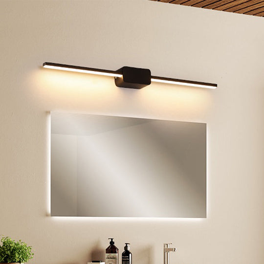 Sleek Led Sconce For Minimalist Bathroom Vanity Lighting