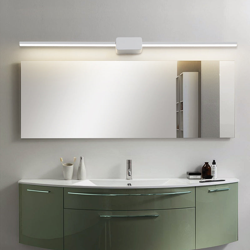 Sleek Led Sconce For Minimalist Bathroom Vanity Lighting