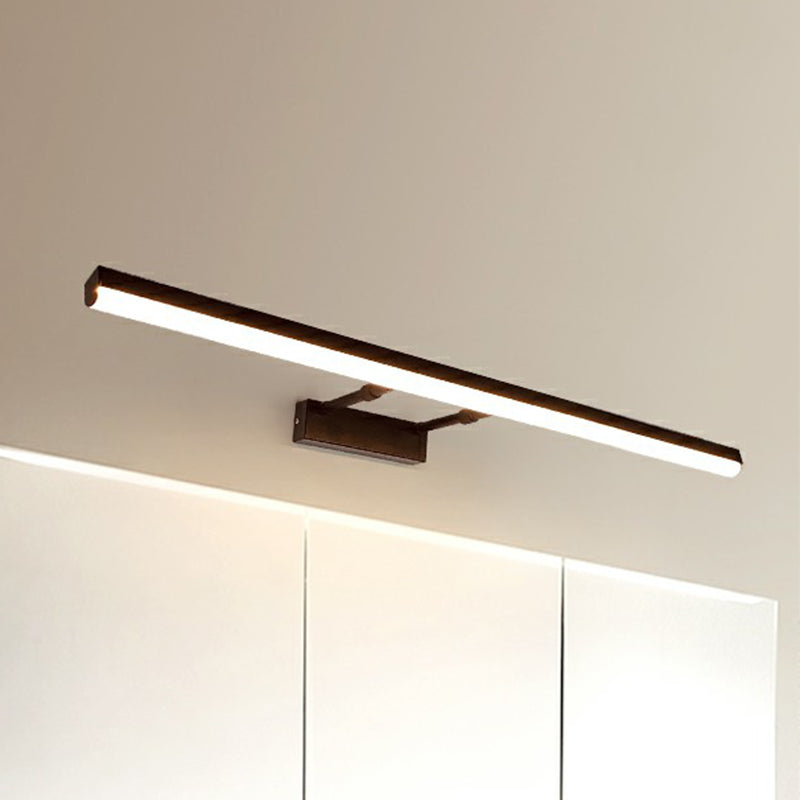 Modern Acrylic Bar Vanity Lamp: Adjustable Led Wall Mounted Lighting For Bath