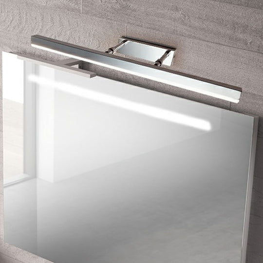 Modern Acrylic Bar Vanity Lamp: Adjustable Led Wall Mounted Lighting For Bath White / 16