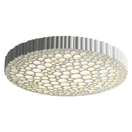 Creative Bedroom Shine: Simple Led Metal Circle Flush Mount Ceiling Light
