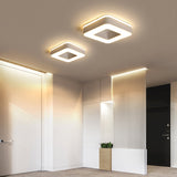 Nordic Style Led Flush Mount Ceiling Light With Acrylic Diffuser For Small Corridors
