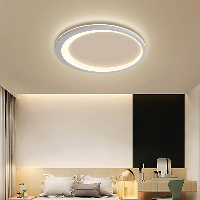 Ultrathin Flush Mount Led Ceiling Light Fixture - Nordic Style (Grey-White)