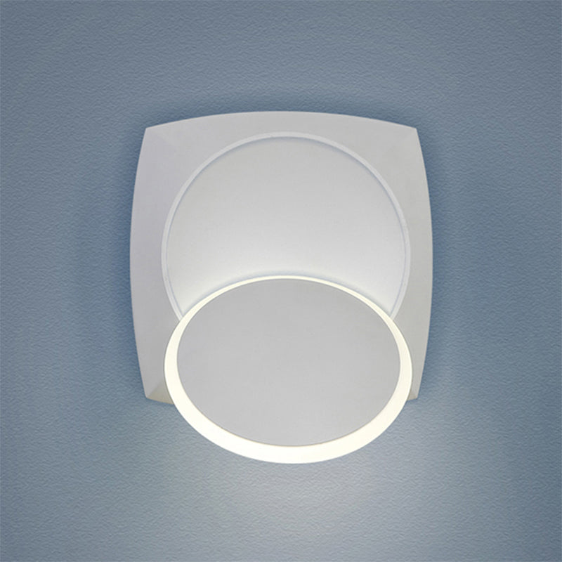 Minimalistic Rotatable Metallic Wall Sconce With Led Warm/White Lighting